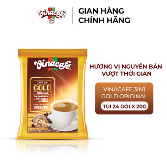 Bịch 24 Gói Cà Phê Vinacafe 3in1 Gold Original - 20g/gói