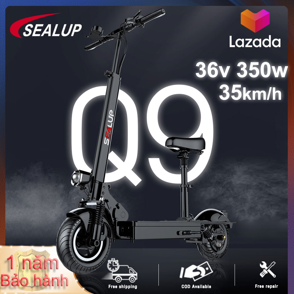 SEALUP XLP-Q9 xe điện có thể gấp lại xe điện mini gấp gọn Chịu tải 150kg Kiểu dáng thành phố Công suất động cơ 350W Tốc độ 35km/h Dung lượng pin 30-35km chống thấm nước IP54 xe đạp điện xe điện mini xe điện cân bằng xe cân bằng điện