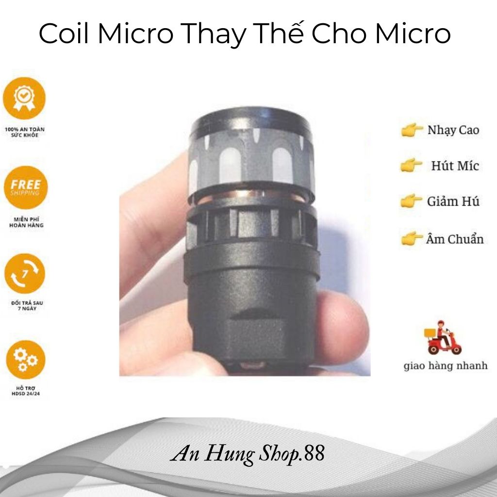 Củ micro sịn chống hú, chống vỡ tiếng cực tốt.