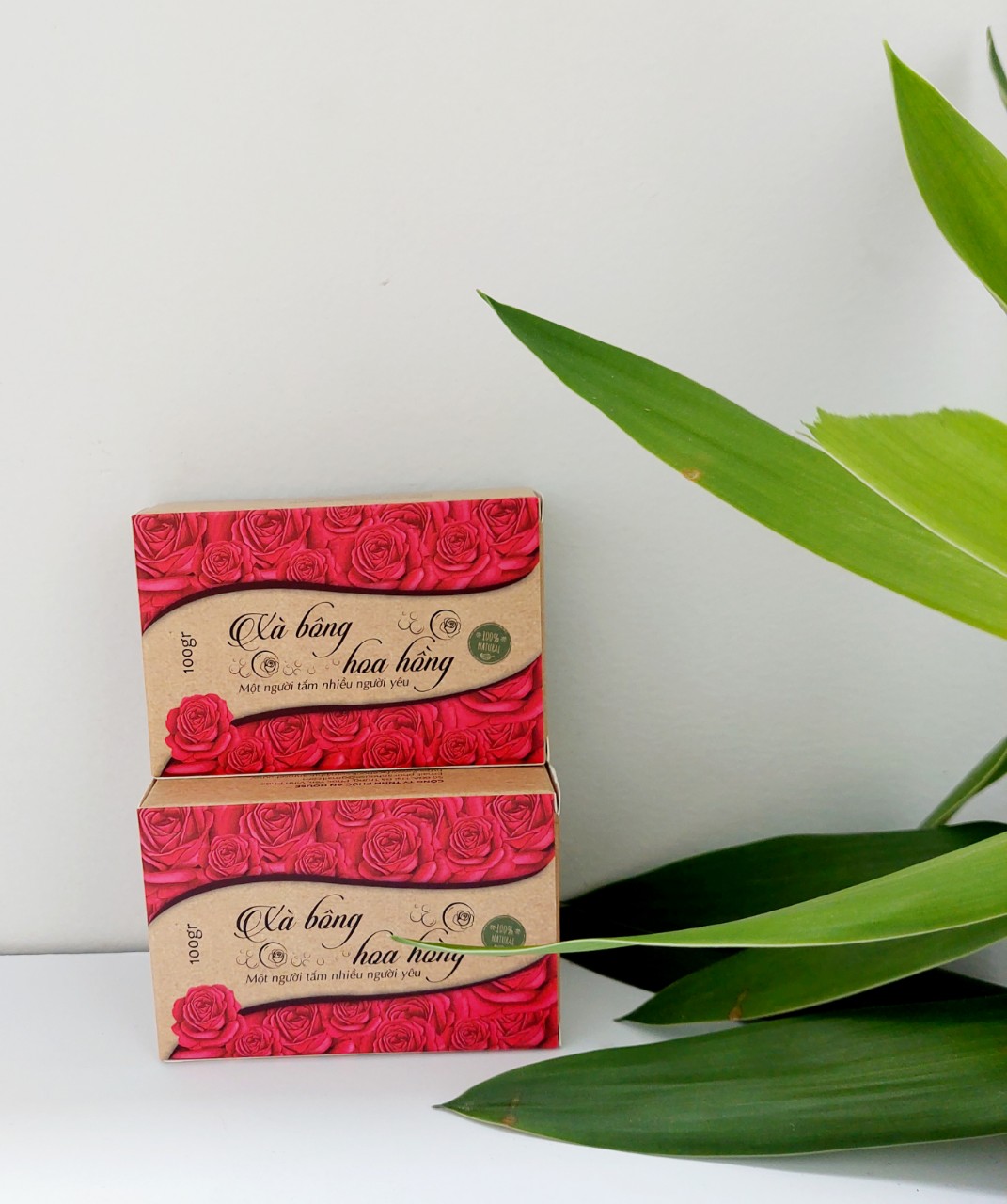 Xà bông hoa hồng 100g