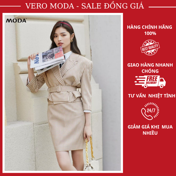 Áo vest dáng lửng Vero moda - Đầm Vero moda sale