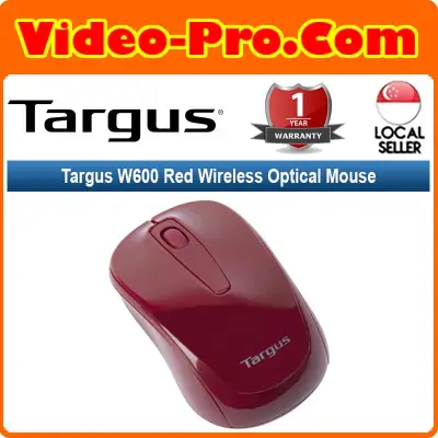 Targus W600 Black/White/Red/Blue Wireless Optical Mouse AMW600MY 1-Year Warranty (1)