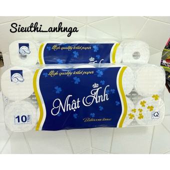 Giấy Vệ Sinh Cá Heo Nhật Anh Bịch 10 cuộn (đặc và lõi)