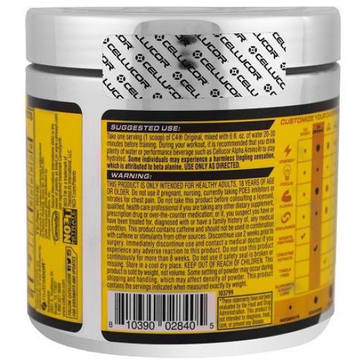 PRE WORKOUT C4 - 60 serving Hỗ trợ tăng sức mạnh C4 Cellucor ( 60 Lần dùng )