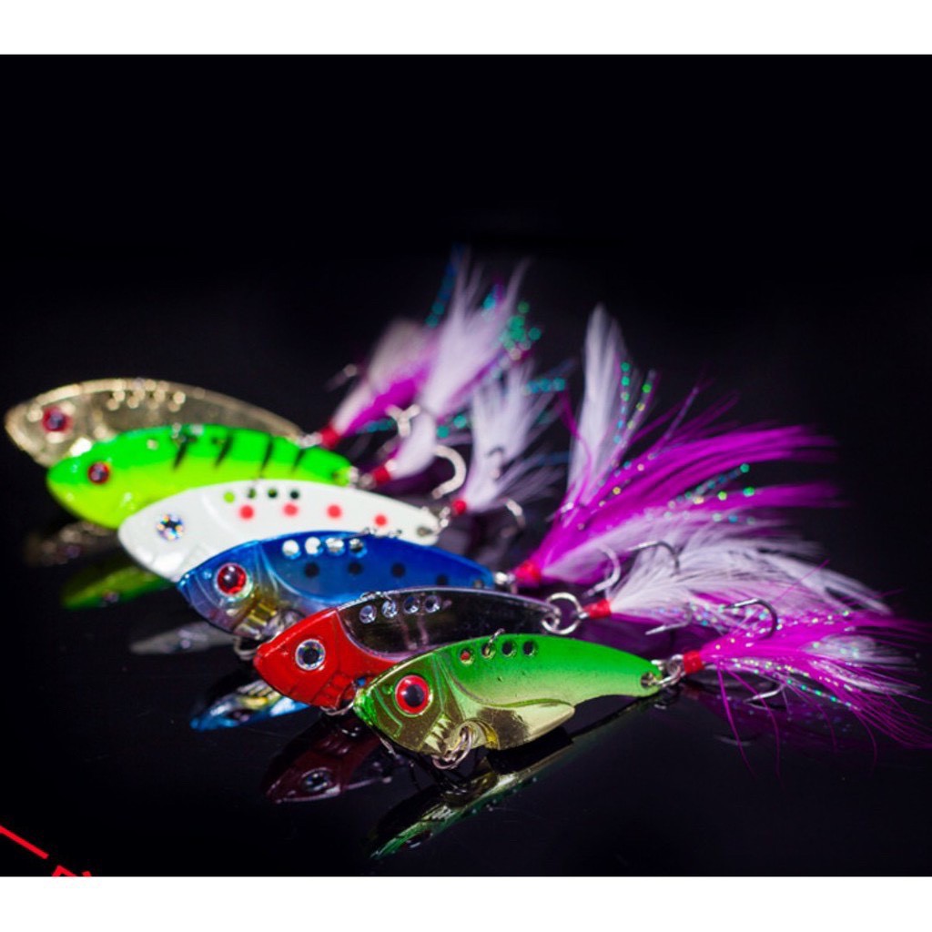Mồi câu lure cá sắt 6gr, mồi câu lure chuyên nghiệp mồi câu cá gỉa s48