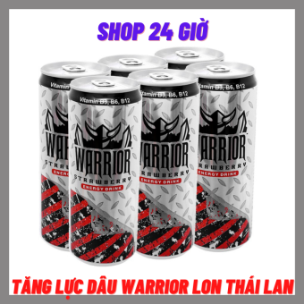 Nước Ngọt Warrior Dâu 1 Lốc 6 Lon