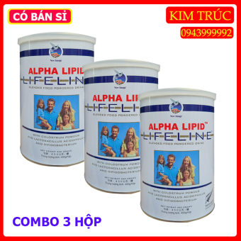 [Combo 3 Hộp] Sữa Non Alpha Lipid 450g Bữa Sáng Kháng Thể