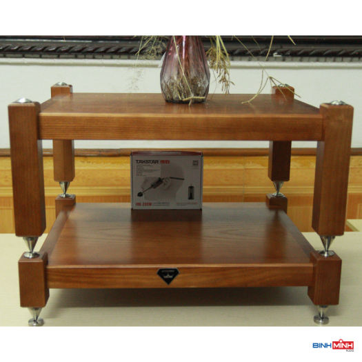 Kệ audio chống rung 2 tầng Gỗ Sồi Venza GS 02