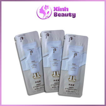 10 Kem Chống Nắng Whoo Fresh UV Cream Spf50+/Pa++++ Mát Da, Thấm Nhanh, Không Bết Dính - XinhBeauty
