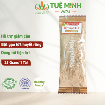 Quà tặng - Gói bột gạo lứt huyết rồng Tuệ Minh 25gr