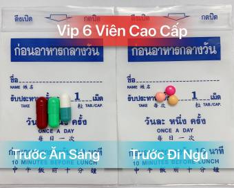 Giảm cân yanhee, Liệu trình 6 viên cao cấp giảm cực êm