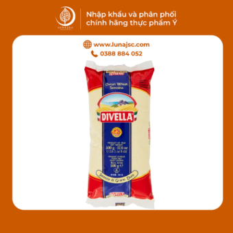 Bột Lúa Mì Semola DIVELLA gói 500g chuyên làm pasta tươi [Bột Semolina Chính Hãng]