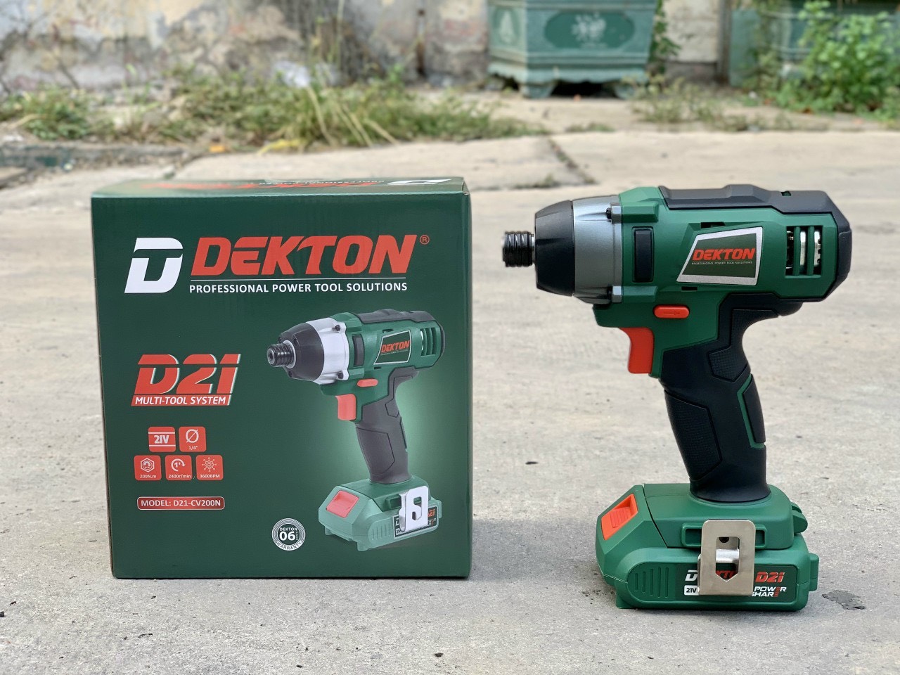 THÂN MÁY BẮT VÍT DEKTON D21 CV200N 200NM ĐỘNG CƠ CÓ CHỔI THAN GIÁ TỐT