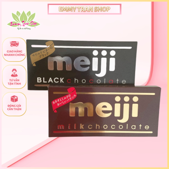 Socola Sữa / Socola Đen MEIJI Milk / Black Chocolate Thanh 50gr, Nhập Khẩu Từ Nhật - Emmytran Shop