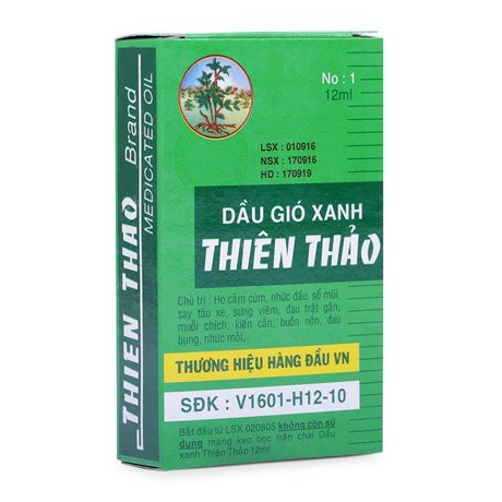 Dầu Gió Xanh Thiên Thảo 12ml