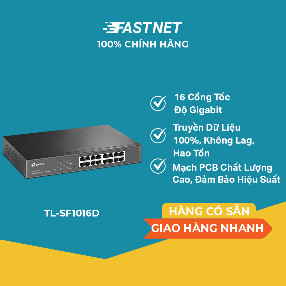 Bộ chia tín hiệu tp-link tl-sf1016d 16 cổng 10/100 mbps