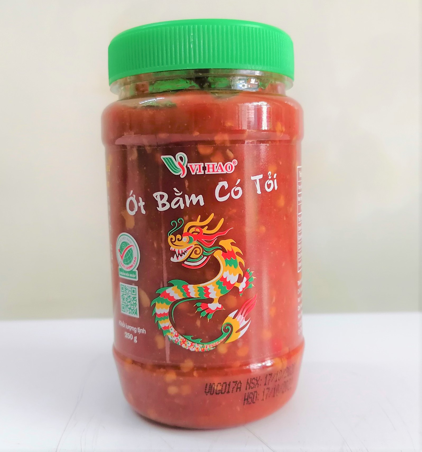 Ớt bằm có tỏi vị hảo chopped chilli with garlic