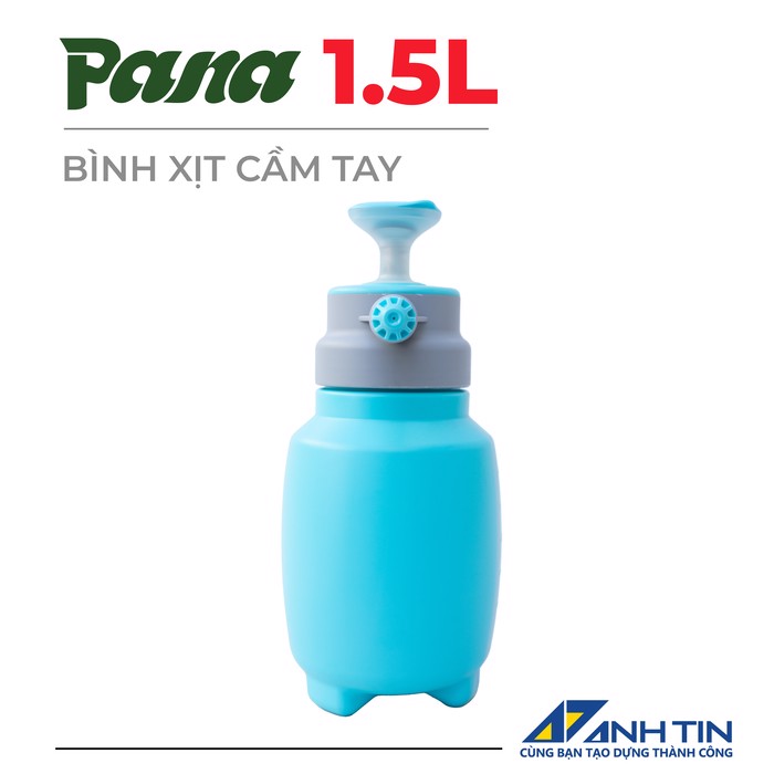 Bình xịt nước tưới cây Pana 1.5L, Bình xịt phun sương, tưới cây cảnh, sân vườn cầm tay lưu lượng 5-200ml/phút