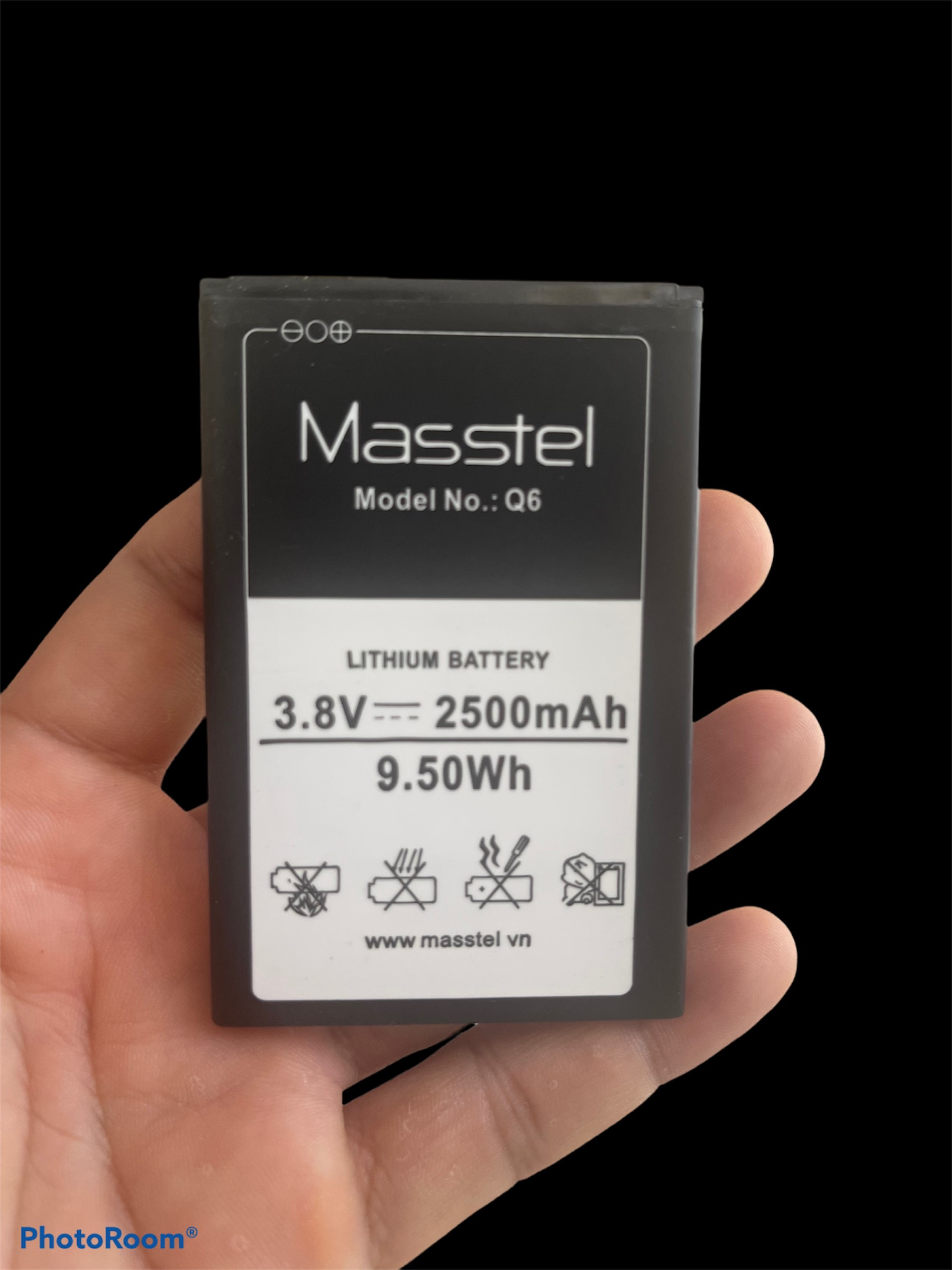 Pin Masstel Juno Q6 dung lượng cao lâu hết pin