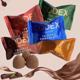 Combo 500g kẹo Socola truffle Codex/ Kẹo socola tươi Hình nấm cục nhiều hương vị đóng gói riêng lẻ ăn ngon đã nghiền