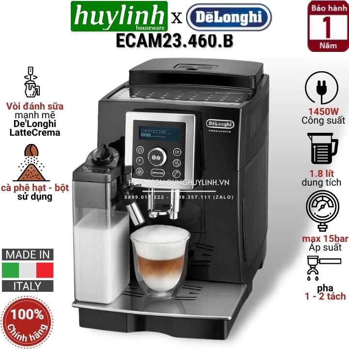 Máy pha cà phê tự động delonghi ecam23.460.b - made in italy