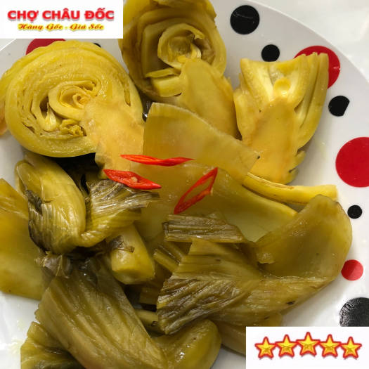 1kg Dưa Cải Muối Chua Châu Đốc Giòn Thơm Hương Vị Miền Tây ( Không Cân Nước )