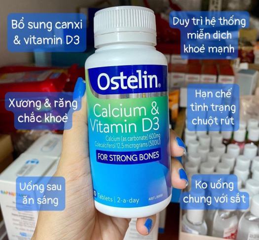 Canxi Bầu OSTELIN UK ( CAM KẾT HÀNG CHUẨN AU )