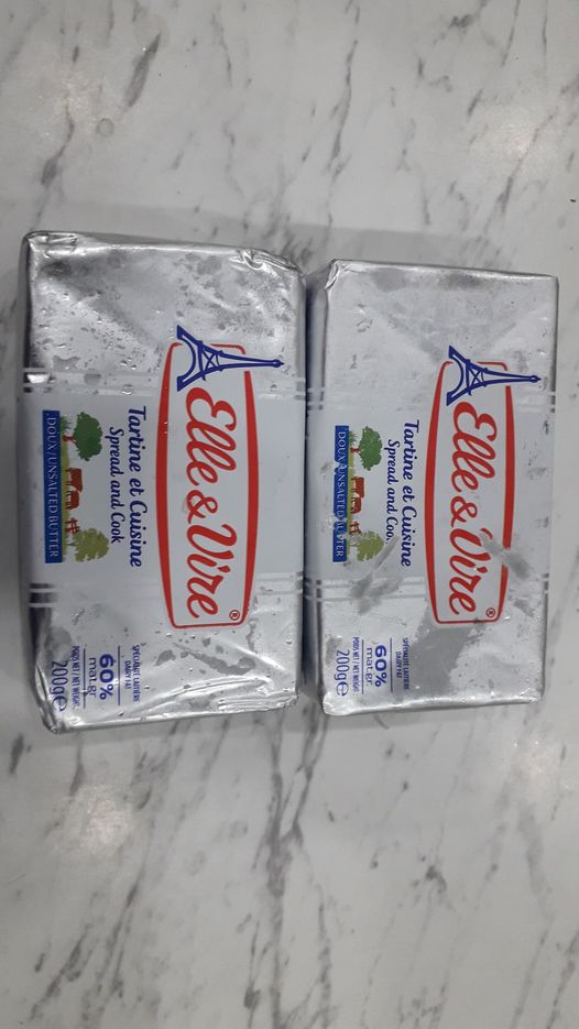 Bơ lạt 60% béo elle & vire 200g