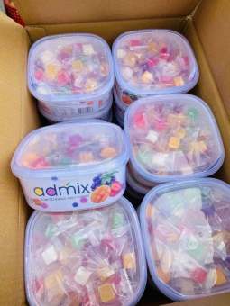 Hộp kẹo dẻo trái cây Hàn Quốc đủ mùi Admix 308g