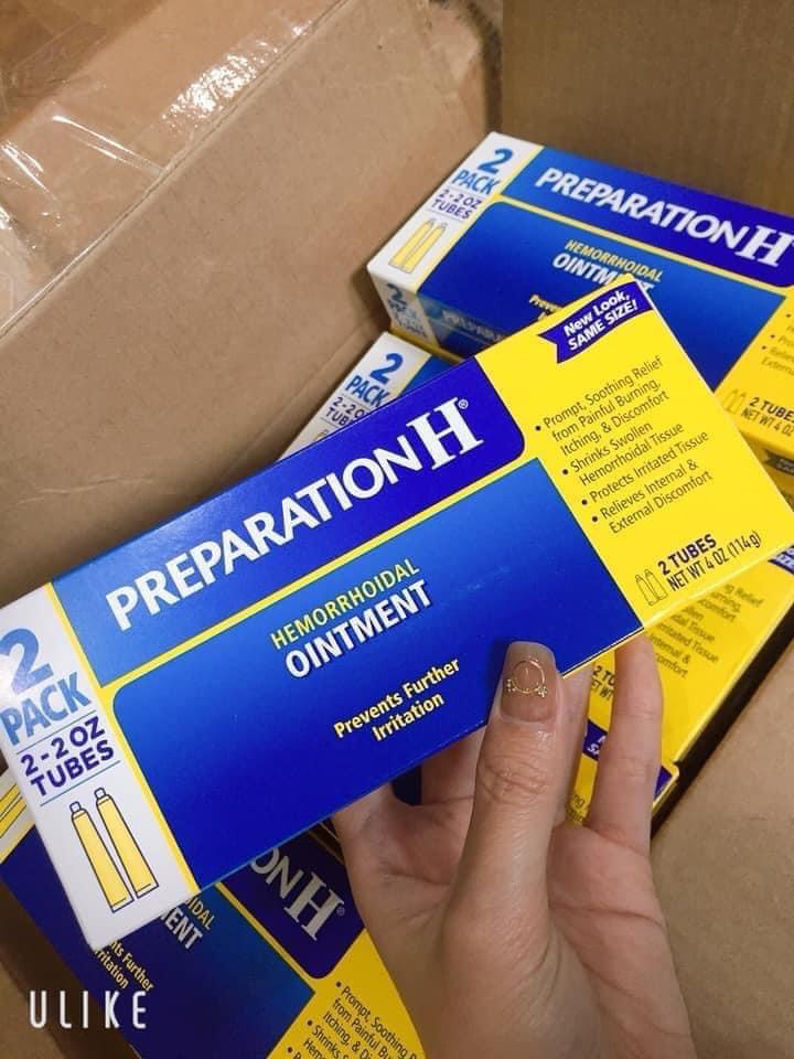 Kem bôi trĩ Preparation H Hemorrhoidal Ointment 28g tuýp