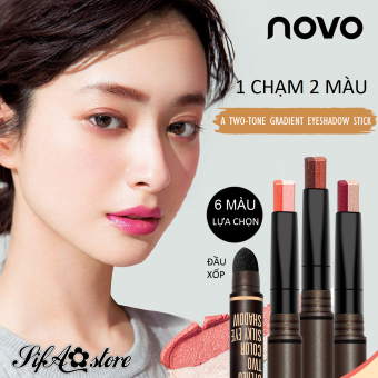 Phấn Mắt 2 Đầu Stereo Two Line Eye Shadow Novo