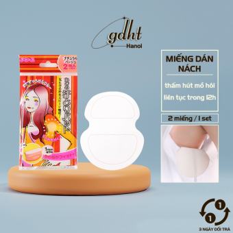 Set 2 miếng dán thấm mồ hôi hút mồ hôi khử mùi vùng dưới da, miếng lót chống mồ hôi nách miếng dán khử mùi giữ khô thoáng sạch sẽ vùng dưới cánh tay, Gia dụng Huy Tuấn Hà Nội