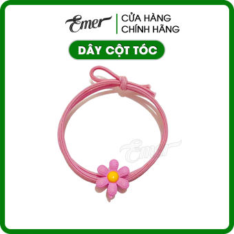 Dây buộc tóc hoa cúc siêu xinh, dây thun cột tóc cho nữ Garin (giao màu ngẫu nhiên)