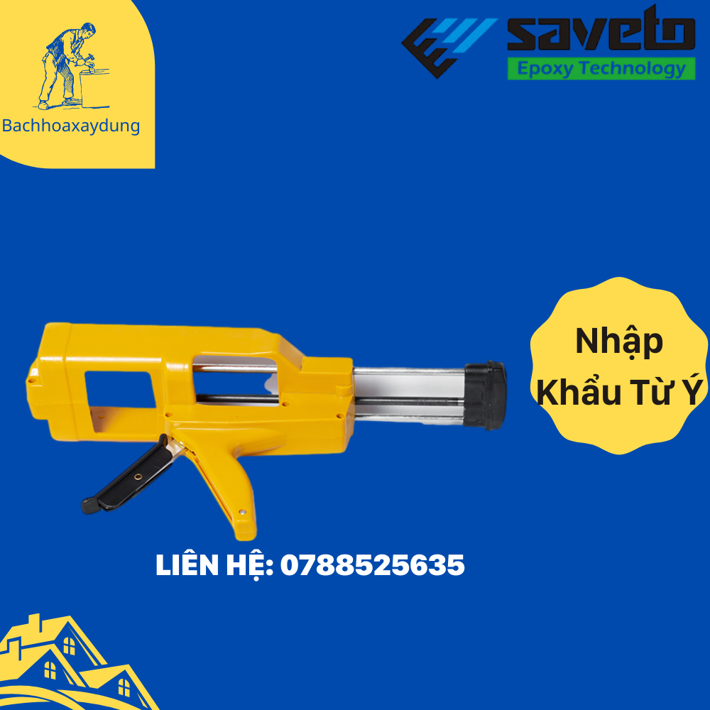 Súng bắn keo ron saveto nhập khẩu cao cấp