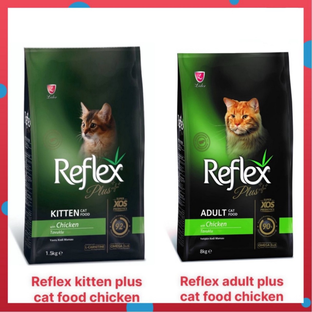 "Hoàn tiền đến 10%" Bao 8kg Hạt Reflex Plus Chicken Kitten-Adult vị gà cho mèo