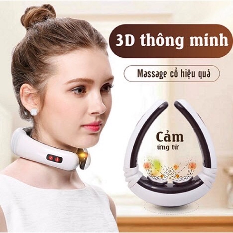 Máy mat-xa cổ xung điện - máy massage cổ xung điện trị liệu giúp giảm đau cổ điện từ kl-5830