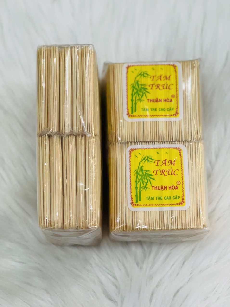 Tăm xỉa răng cao cấp tăm trúc 1 combo 10 gói
