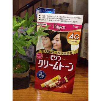 Thuốc nhuộm tóc phủ bạc Nhật Bigen Màu nâu 4G