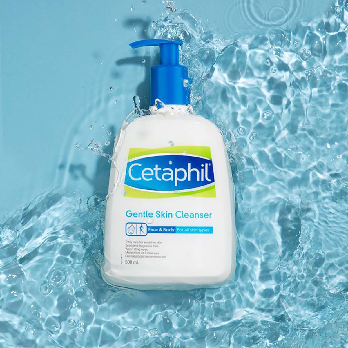 Sữa rửa mặt dịu nhẹ Cetaphil ngừa mụn cho mọi loại da Cetaphil Gentle Skin Cleanser 500ml