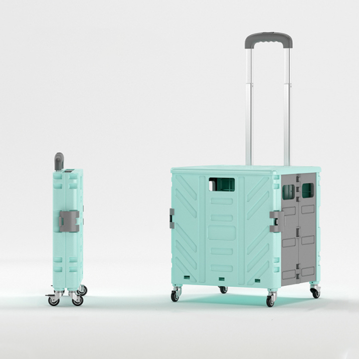 Xe kéo hàng đi chợ siêu thị mini 50kg xếp siêu gọn nhập khẩu , Xe đẩy hàng xe đi du lịch tiện ích