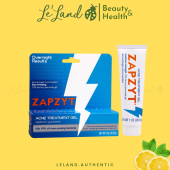 Bill US - Kem Mụn Zapzyt với công thức chứa 10% Benzoyl Peroxide - Zapzyt 10% Benzoyl Peroxide Gel