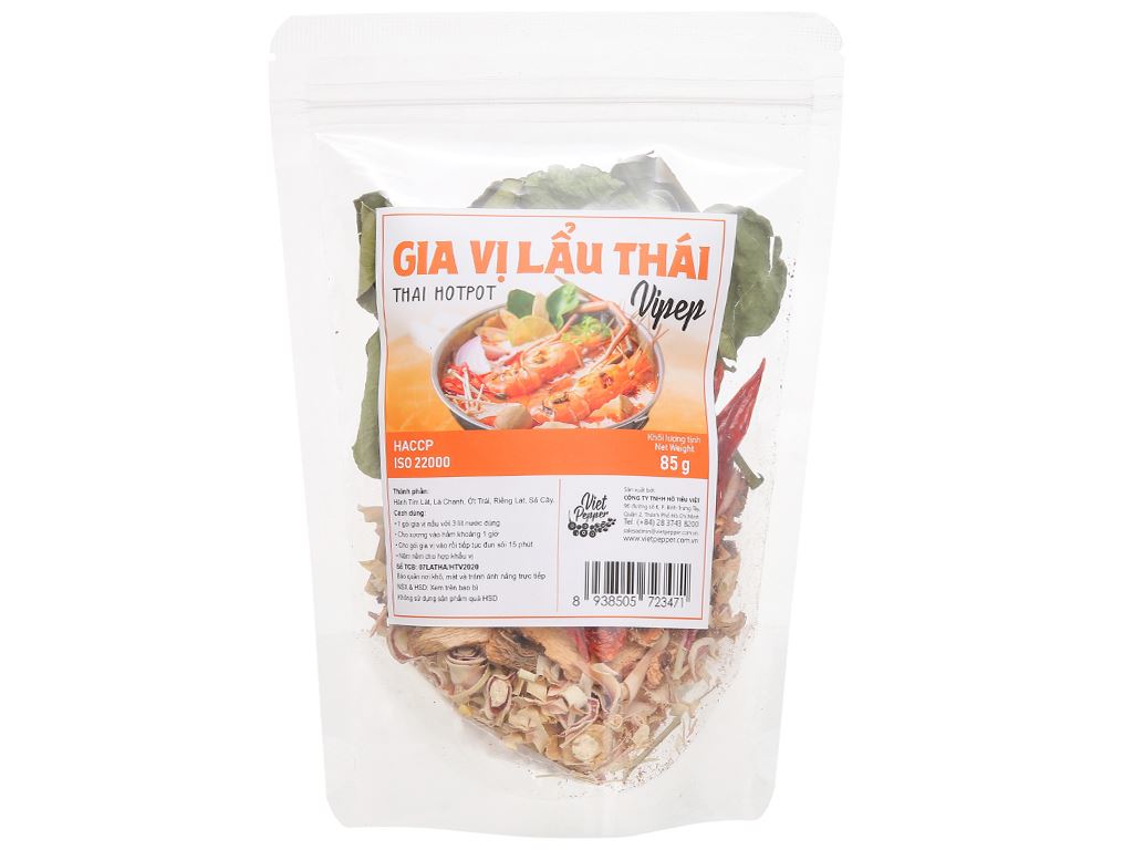 Gia vị lẩu Thái Vipep gói 85g