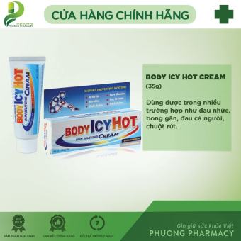 Body Icy hot cream ngăn ngừa các chứng đau nhức,bong gân