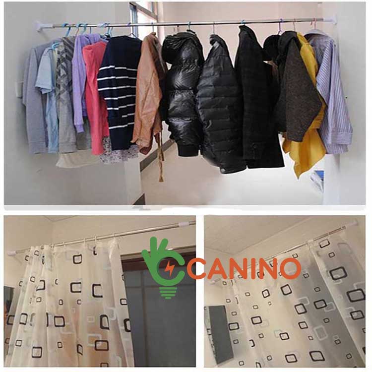 Thanh treo đa năng Canino không cần khoan, không cần bắt vít - nhiều cỡ