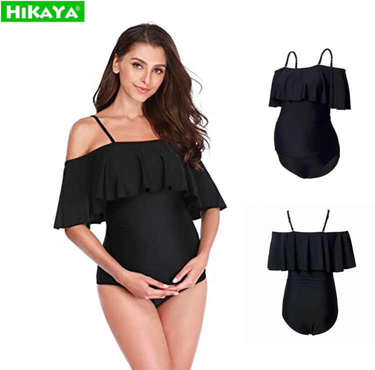 Hikaya đồ bơi nữ, đồ bơi thời trang cho bà bầu, đồ tắm một mảnh cho mẹ bầu, đồ đi biển cho bà bầu bikini, đồ bơi bà bầu, trễ vai, bèo nhún