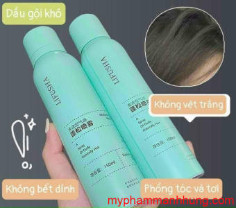 Dầu Gội Khô Dạng Xịt LIFUSHA , chai xịt phồng tóc không bết nội địa trung quố