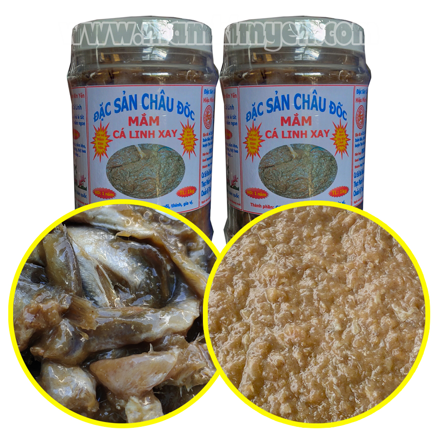 500gr Mắm Cá Linh Xay Châu Đốc Thơm Ngon Hiệu Kim Yến