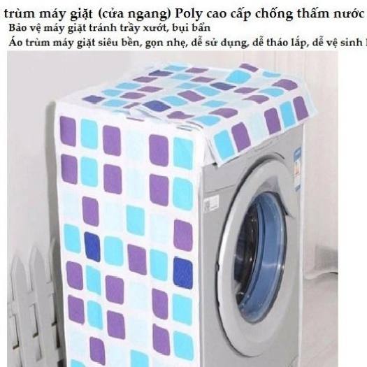 Vỏ Bọc Máy Giặt (Cỡ Lớn) Áo Trùm Loại Cửa Trước Cửa Ngang Cửa Trên Cửa Đứng Máy 7kg 8kg 9kg 10kg Chất Dày Dặn Siêu Bền - Andanshop