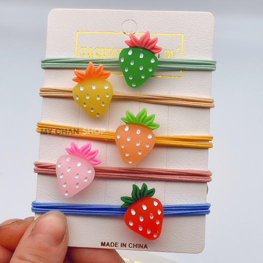 Dây Cột Tóc, Buộc Tóc Hình Trái Cây, Hoa Quả, Con Vật Xinh Xắn - 265 - MyChan Shop