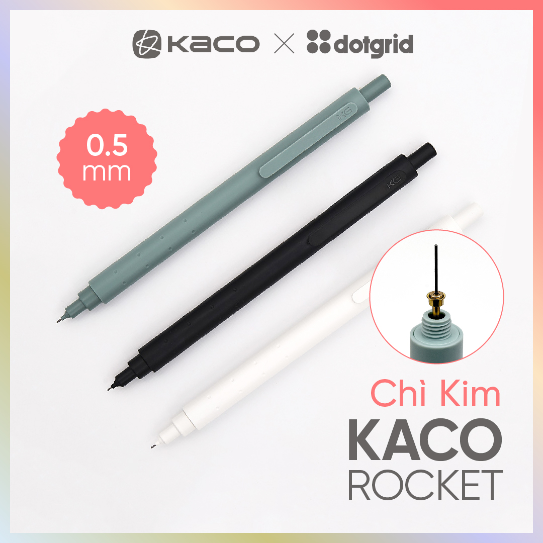 Bút chì bấm kaco rocket 0.5mm
